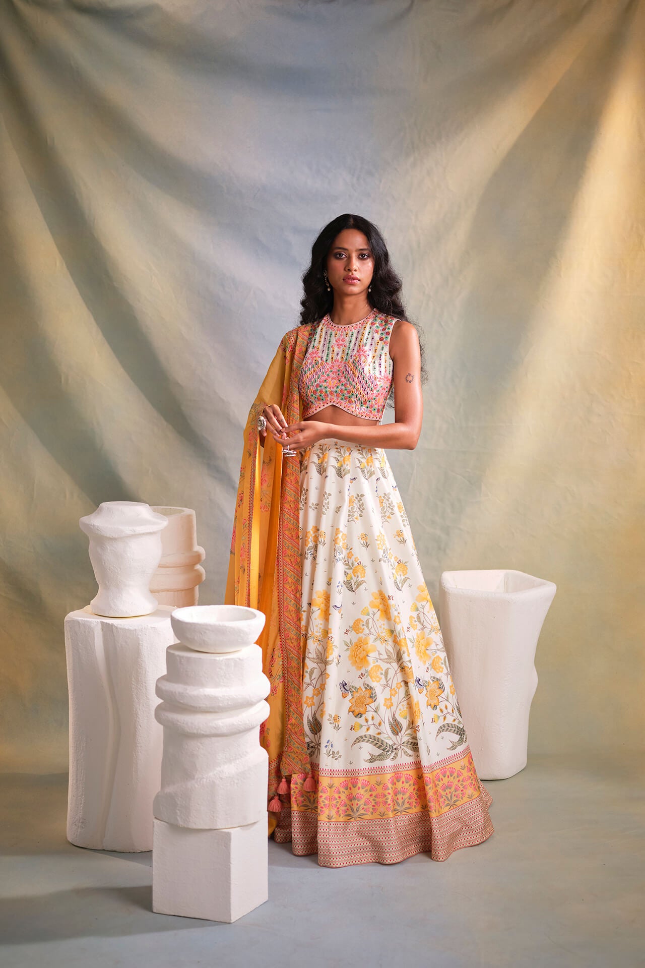 Sunflower Lehenga