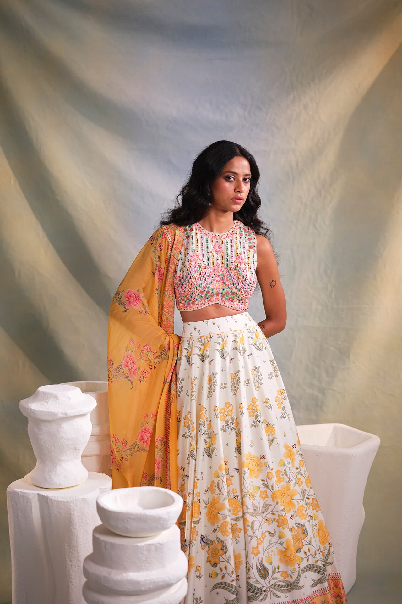 Sunflower Lehenga