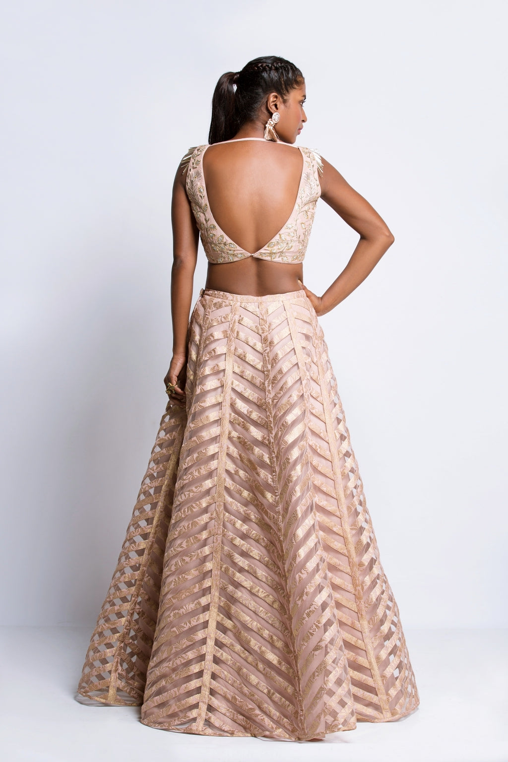 The Blush Ava Lehenga