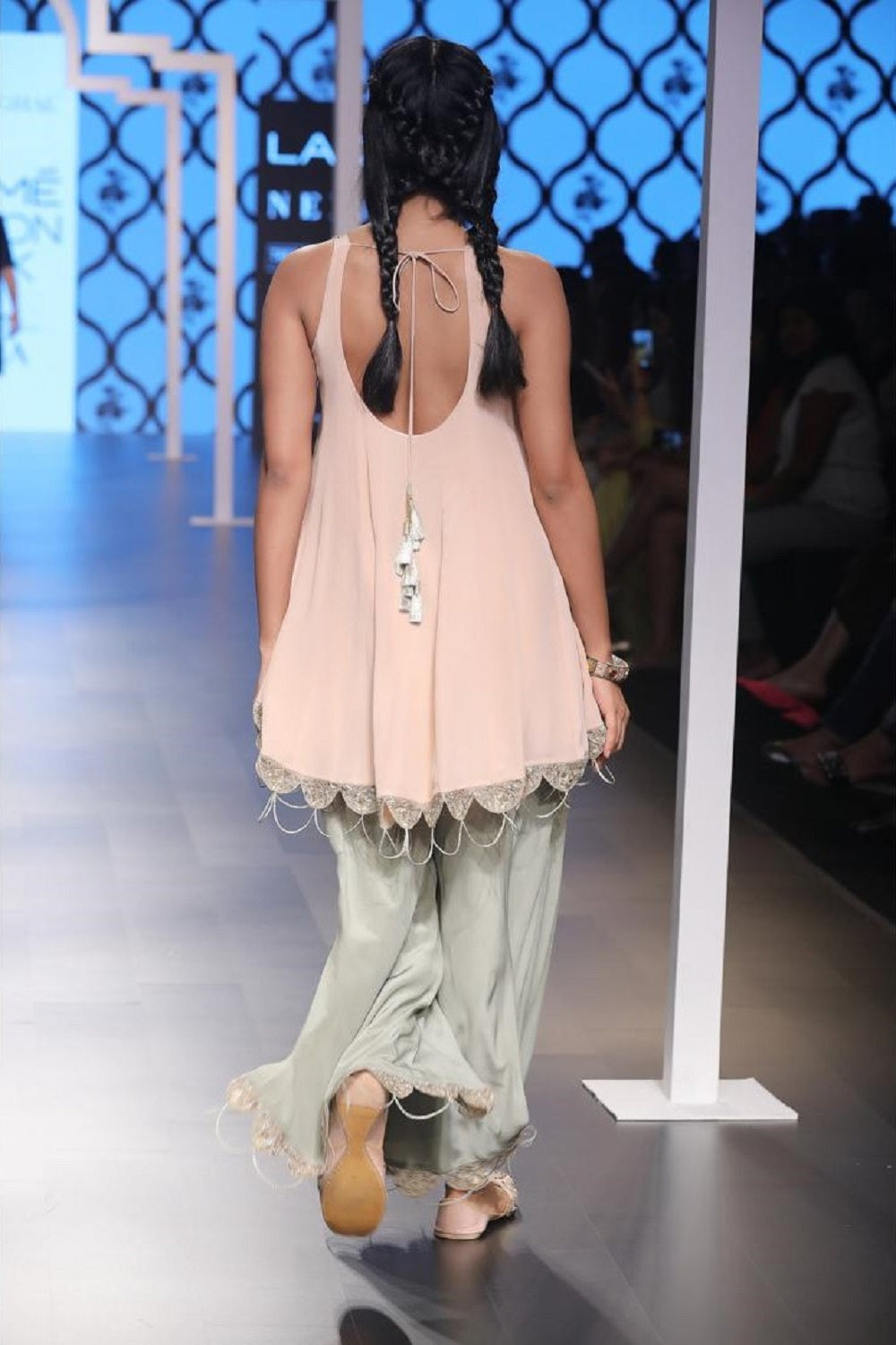 Nasim Blush Yoke Kurta