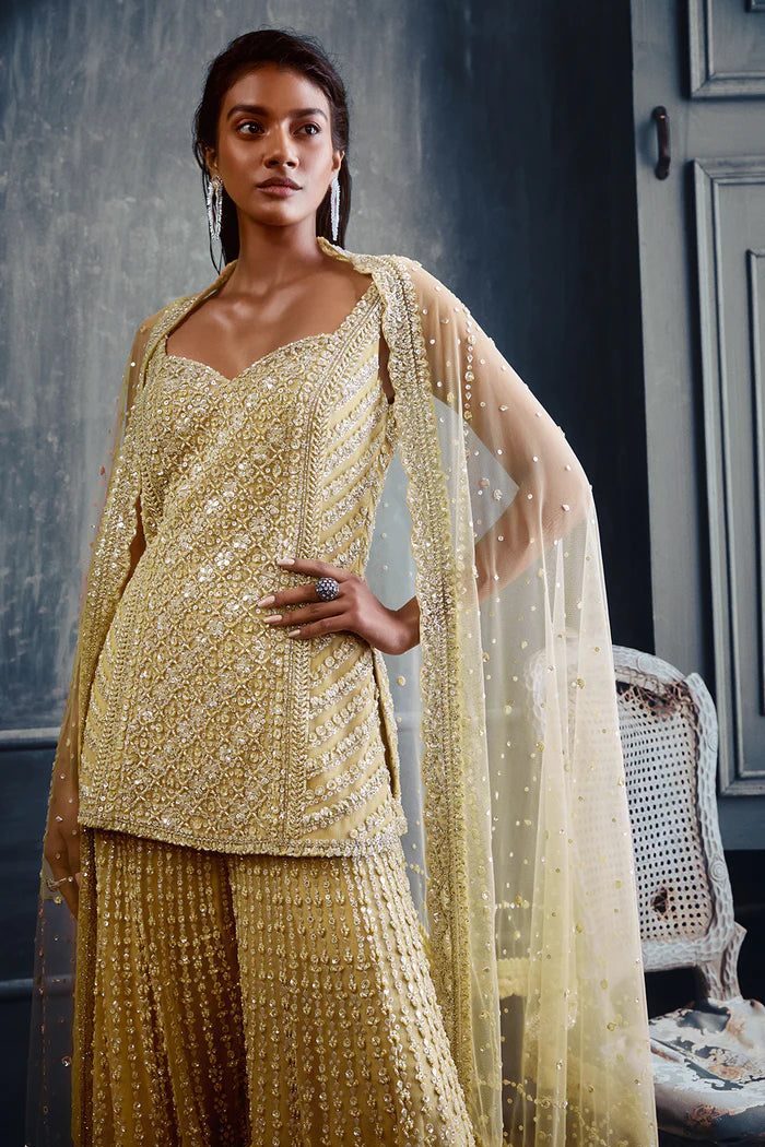 Olive Green Garara Set