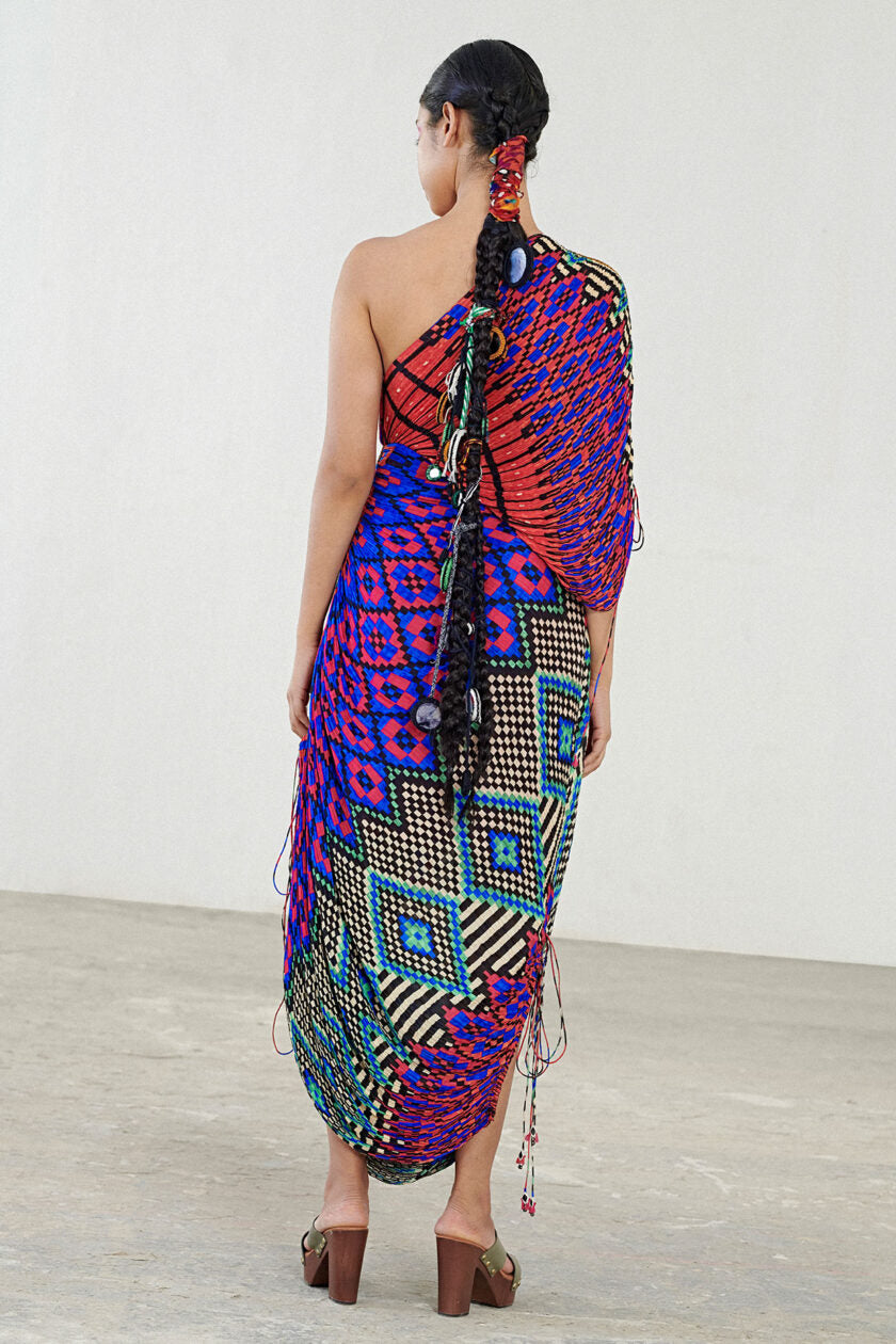 SK Kaftan Dress SKG - 009