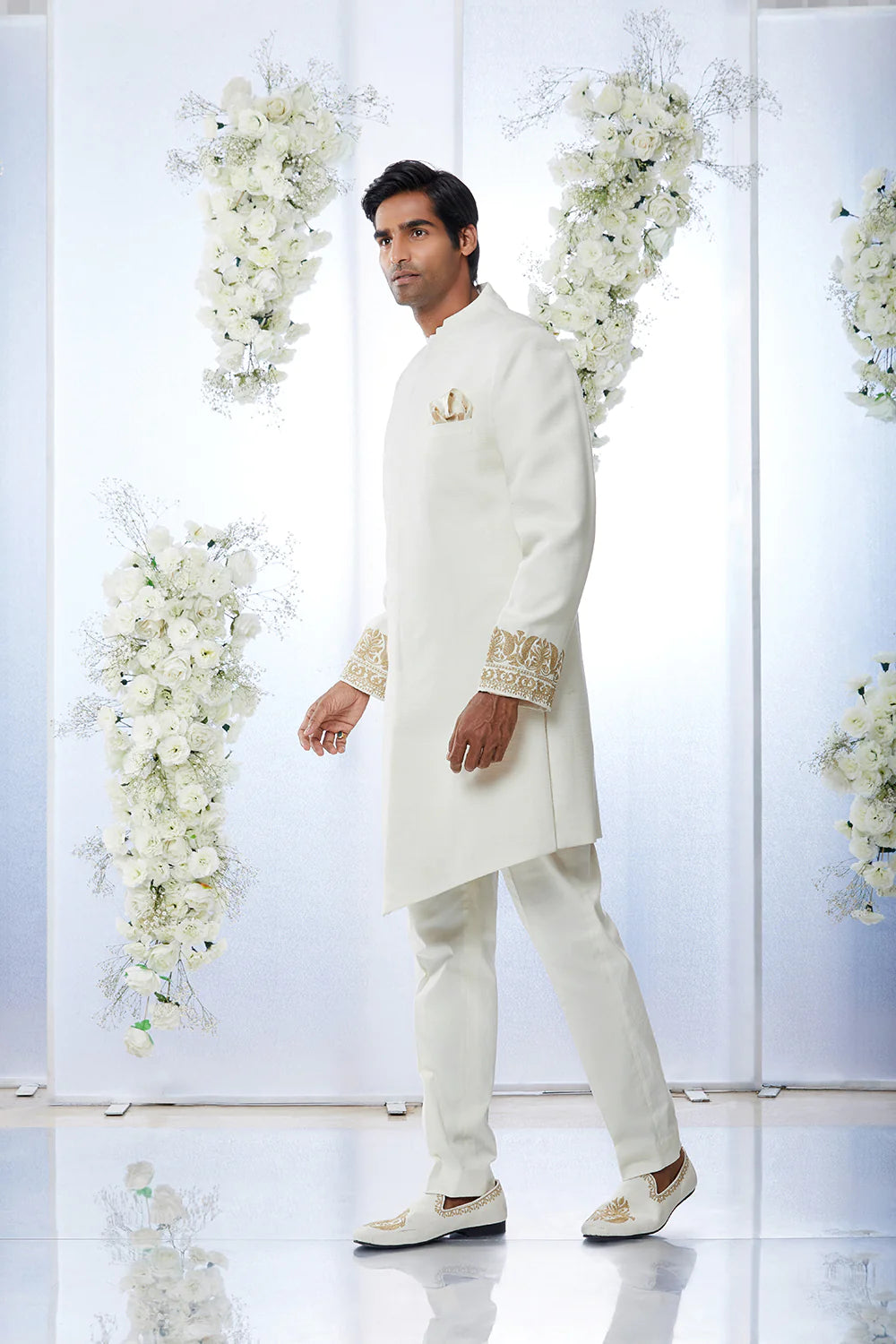 SG Ivory Sherwani Set