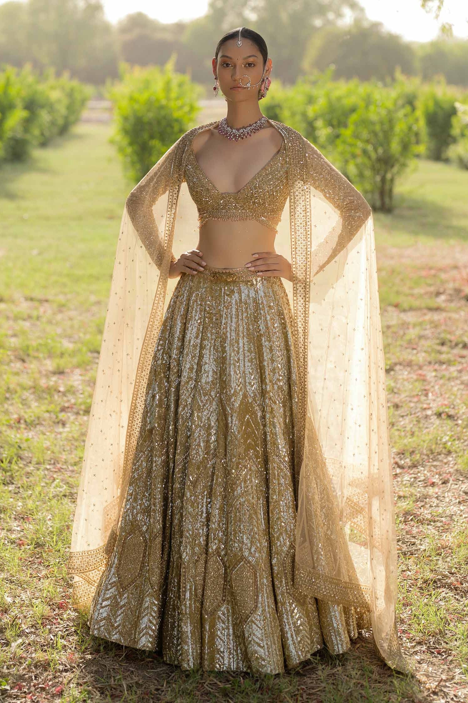 AUDE BRIDAL LEHENGA SET