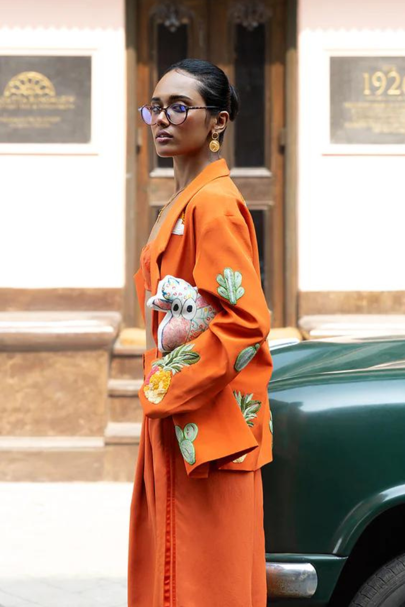 ORANGE IS AN ISLAND BERMUDA SET