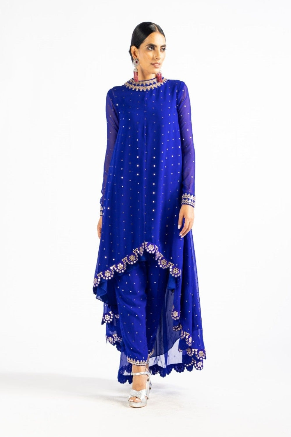 Royal Blue Pant Kurta Set