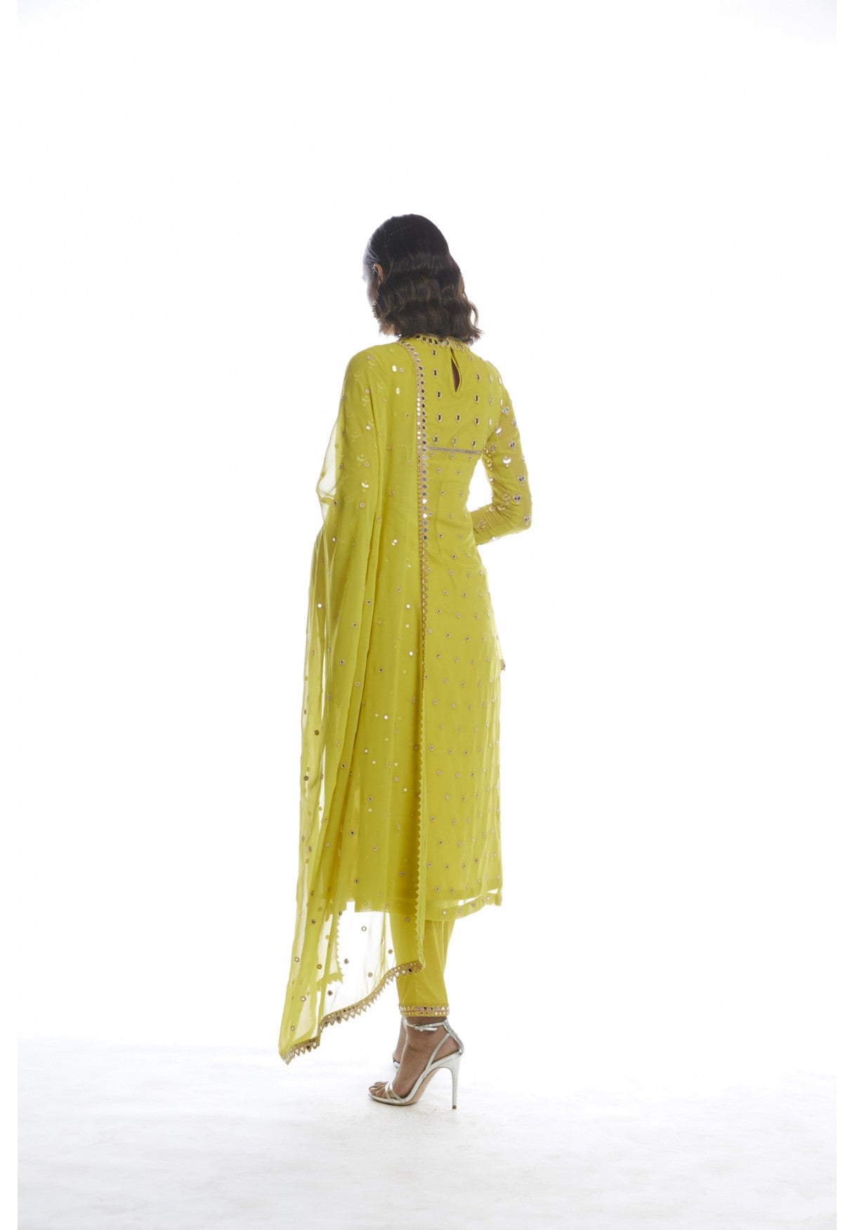 Moss Green Kurta Pant Set