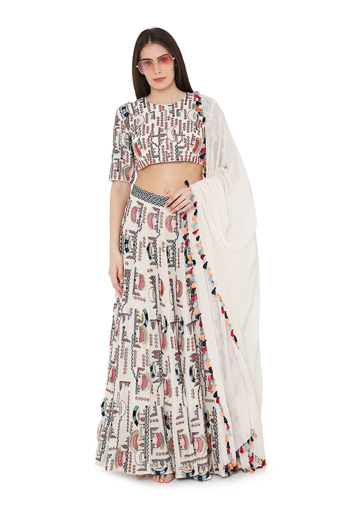 SLEEVED MIRYAM WITH DUPATTA