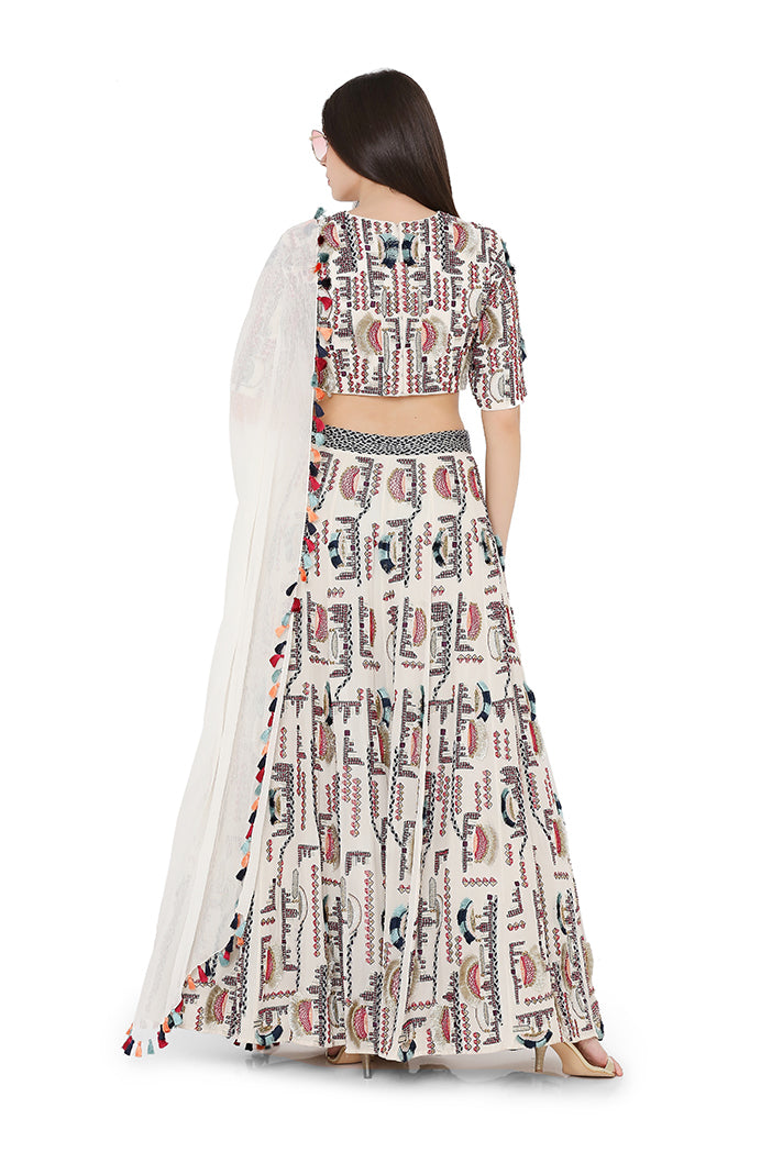 SLEEVED MIRYAM WITH DUPATTA