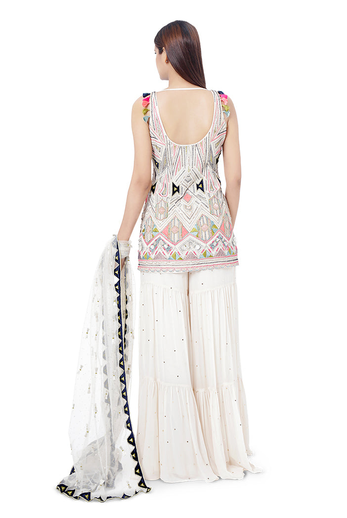 Fizza Sharara Pant Set