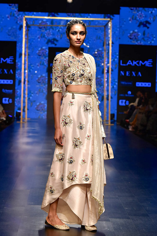 GULBANU SKIRT PALAZZO SET