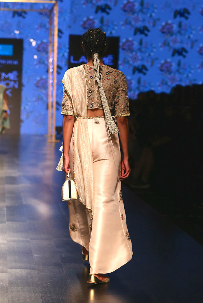 GULBANU SKIRT PALAZZO SET