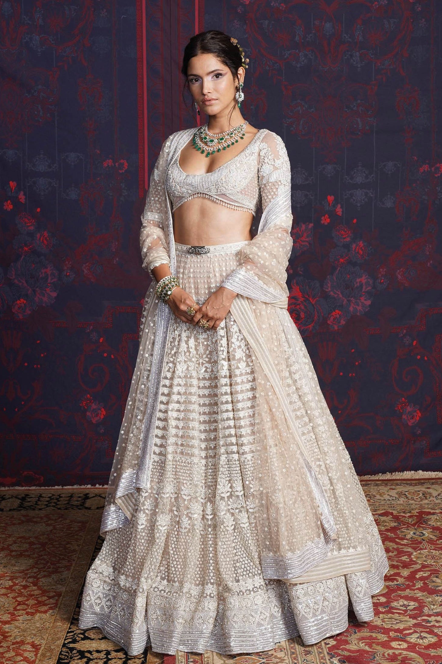 PEARL BRIDAL LEHENGA SET
