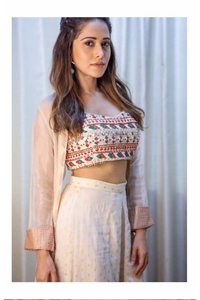 Navajo Croptop with a Sheer Cape