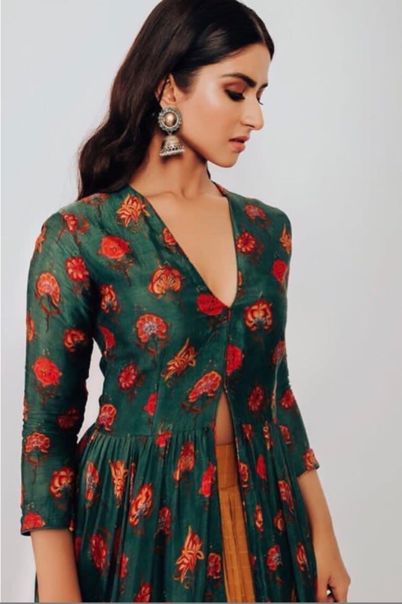 Mustard & Green Lehenga Set