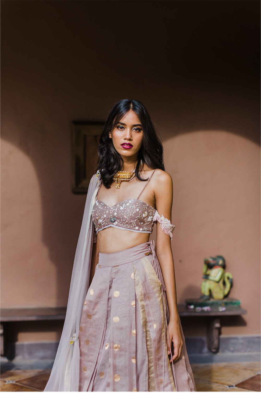 Lilacs and polka dots