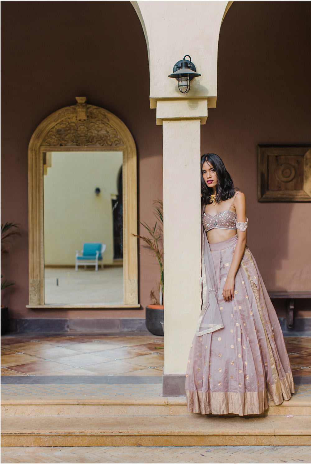 Lilacs and polka dots