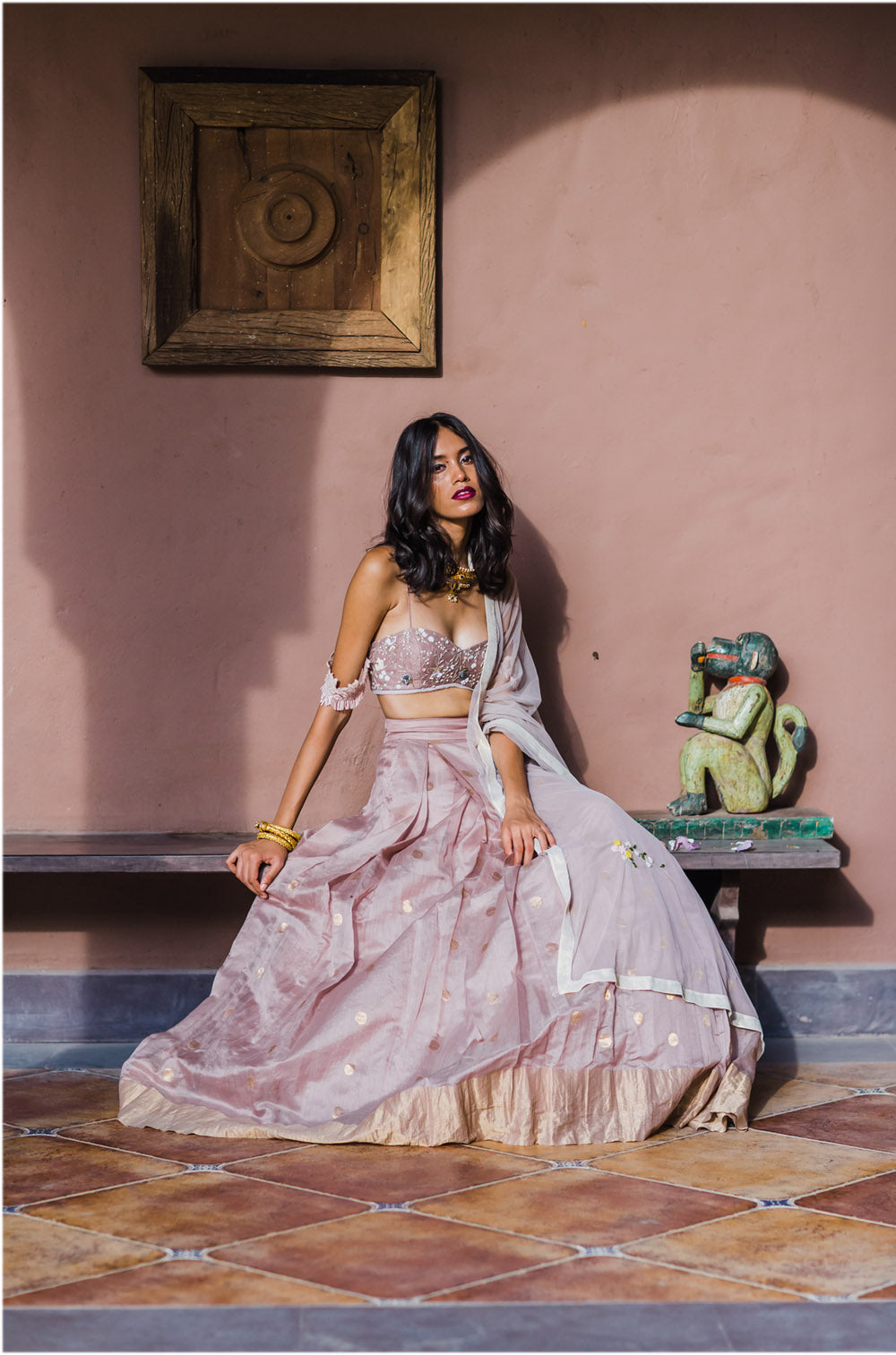 Lilacs and polka dots