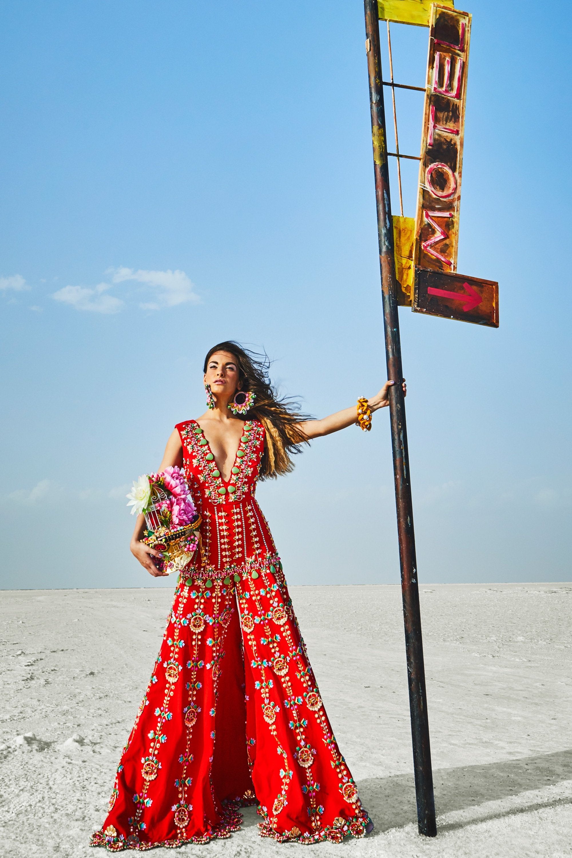 FIERCELY FRENZY - RED JUMPSUIT