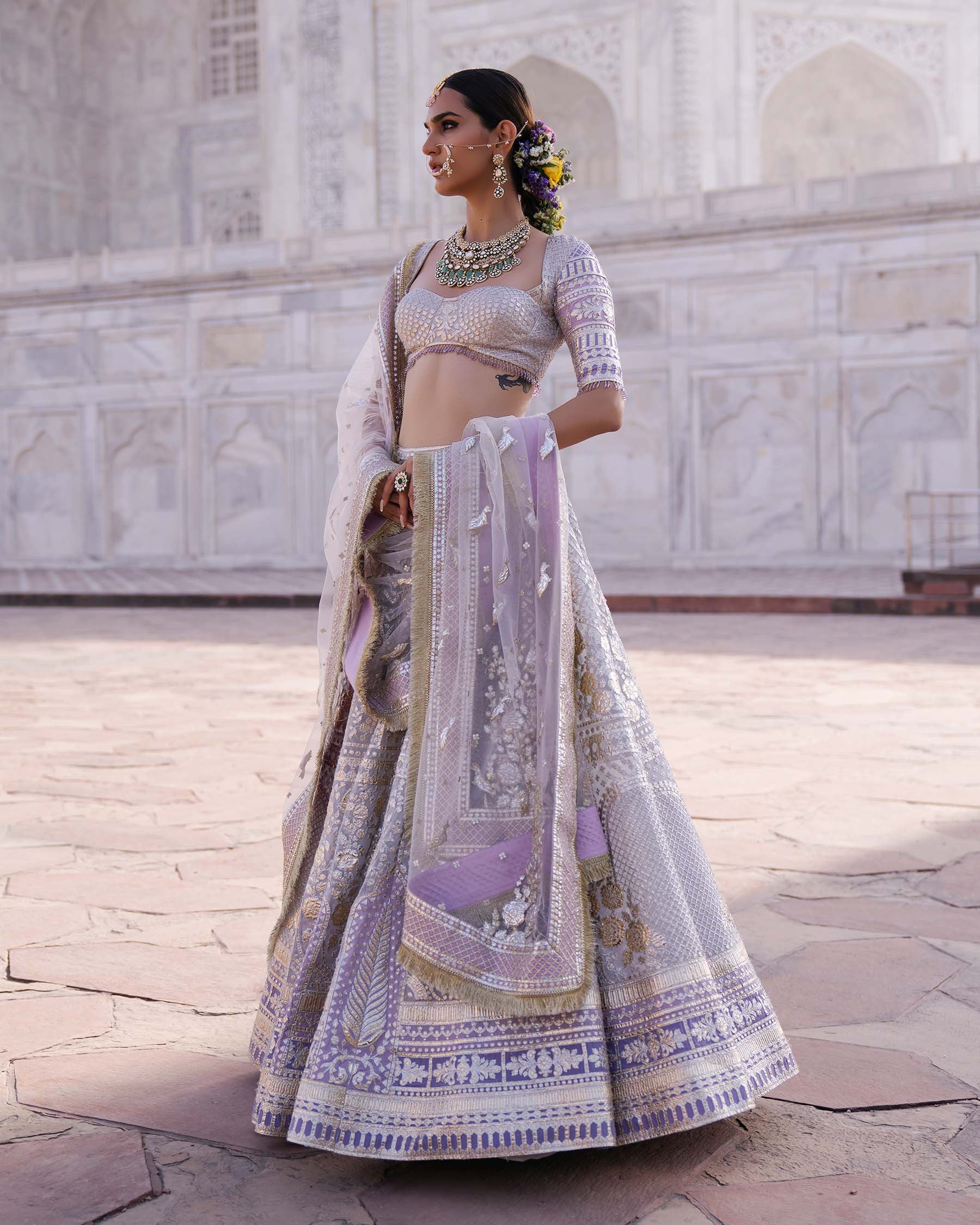 TIFFANY BRIDAL LEHENGA SET