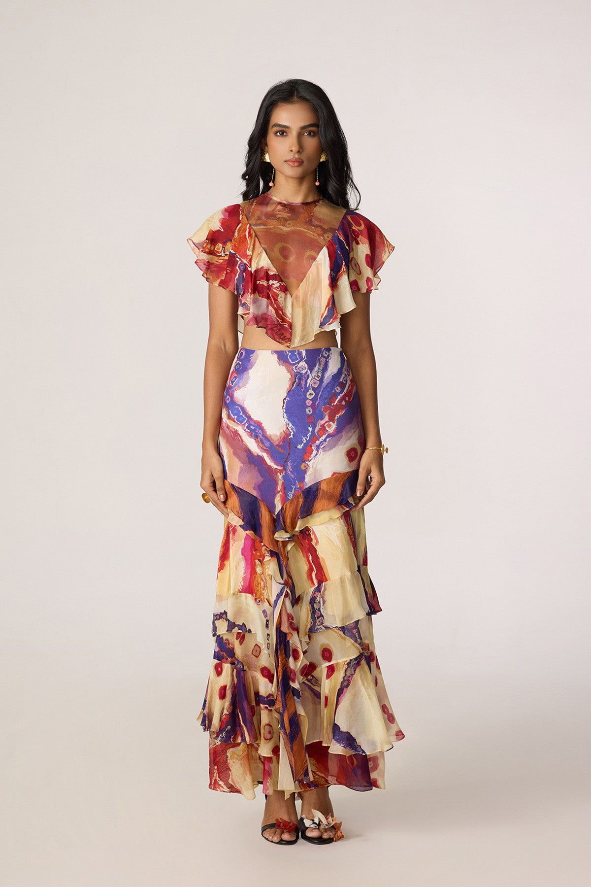 Elena Blouse and Marieya Skirt