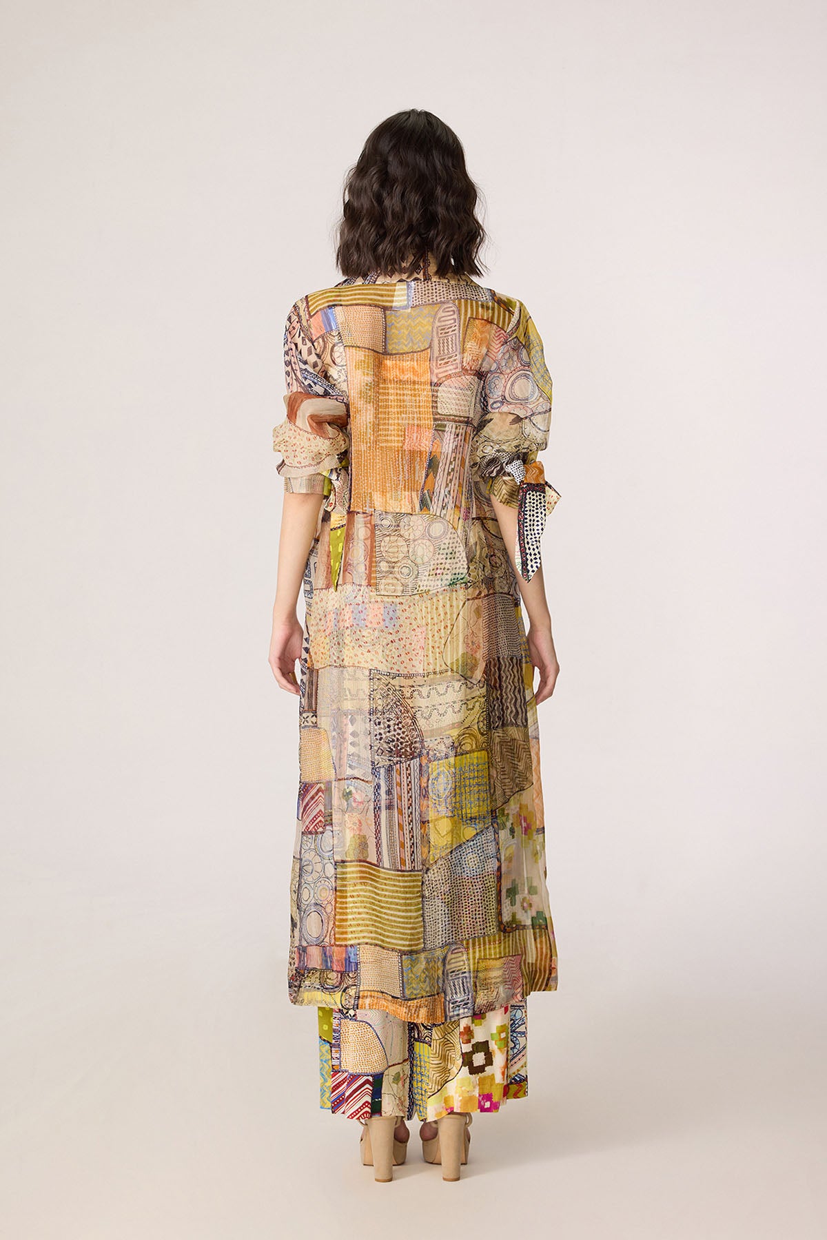 Belen Trench and Juniper Bustier and Jeja Trousers