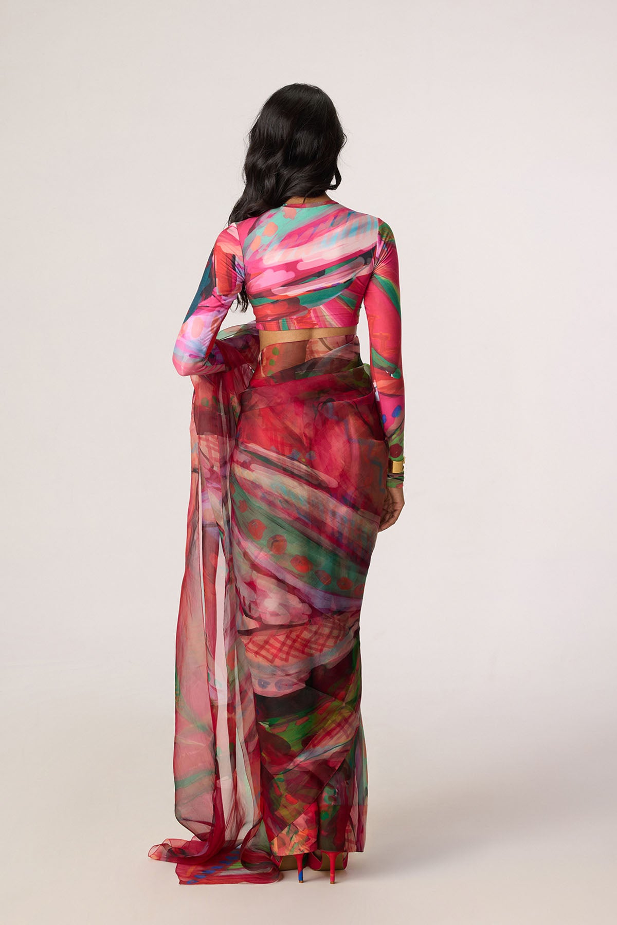 Zavi Blouse  and Agatha Sari