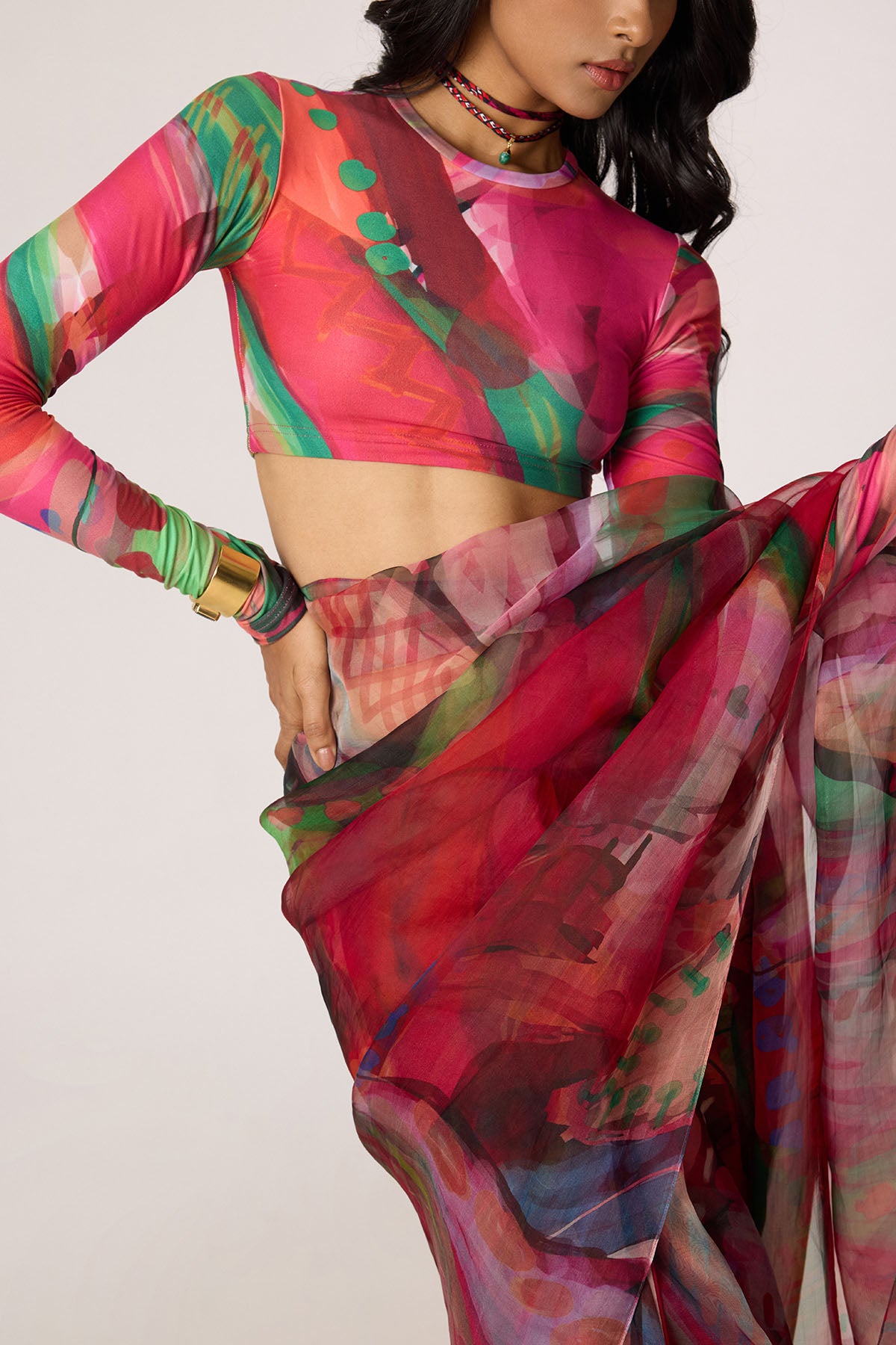 Zavi Blouse  and Agatha Sari