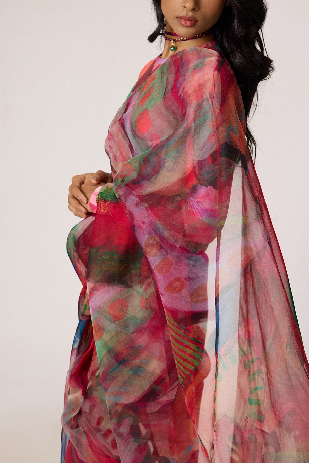Zavi Blouse  and Agatha Sari