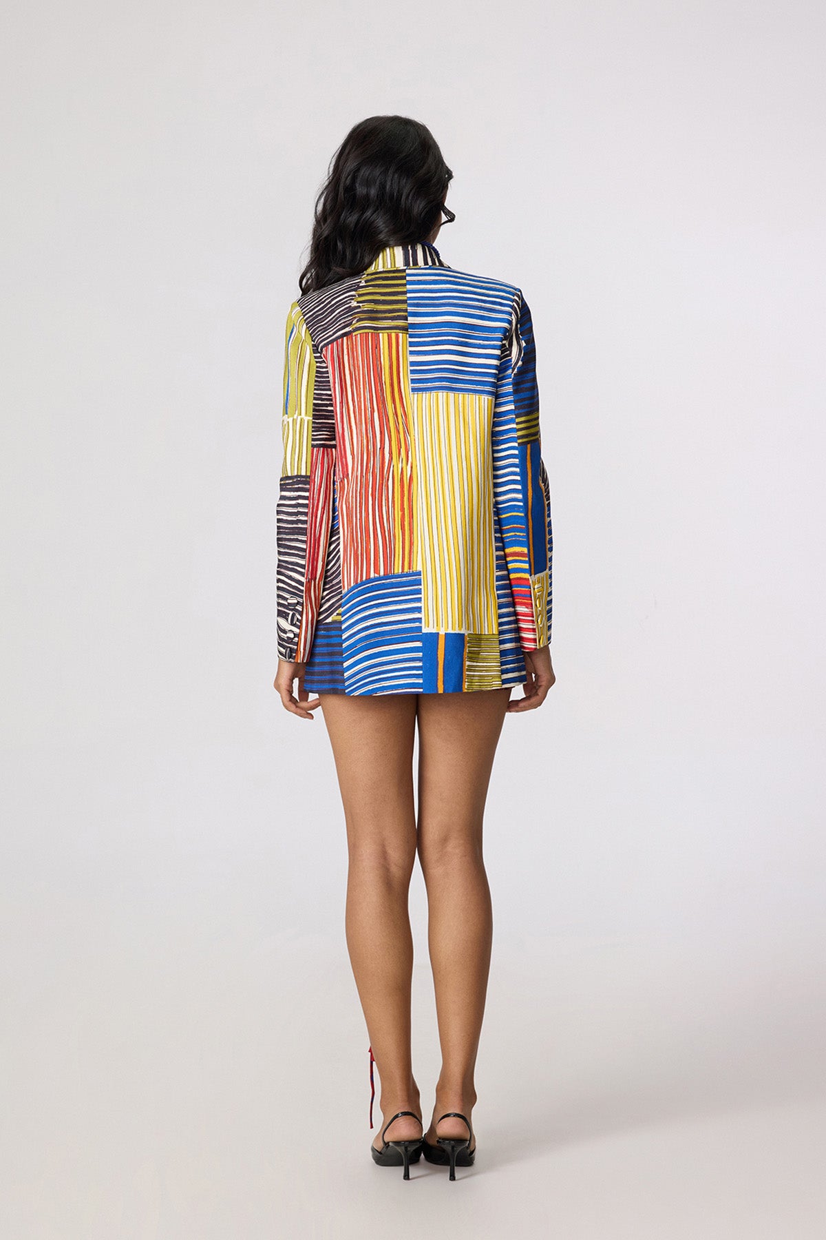 Rebekkah Blazer and Juana Bodysuit and Oakley Skirt