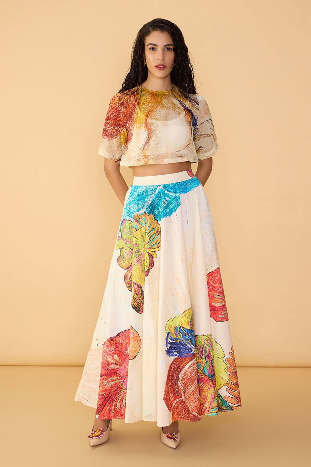 Rosetta Blouse and and Dracy Skirt