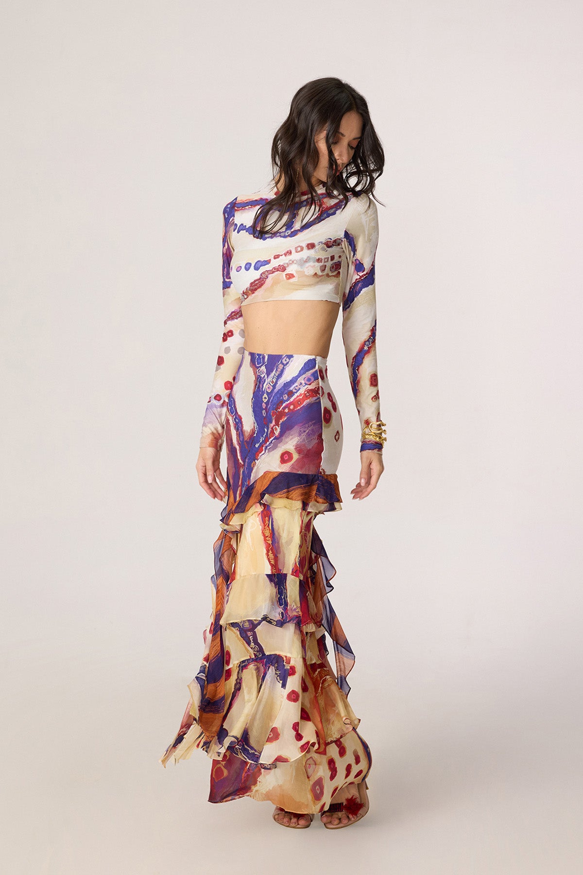 Zavi Blouse and Marieya Skirt