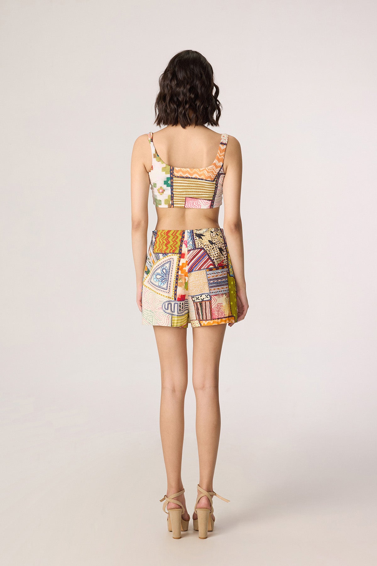 Rebekkah Blazer and Juniper Bustier and Cinnora Skort
