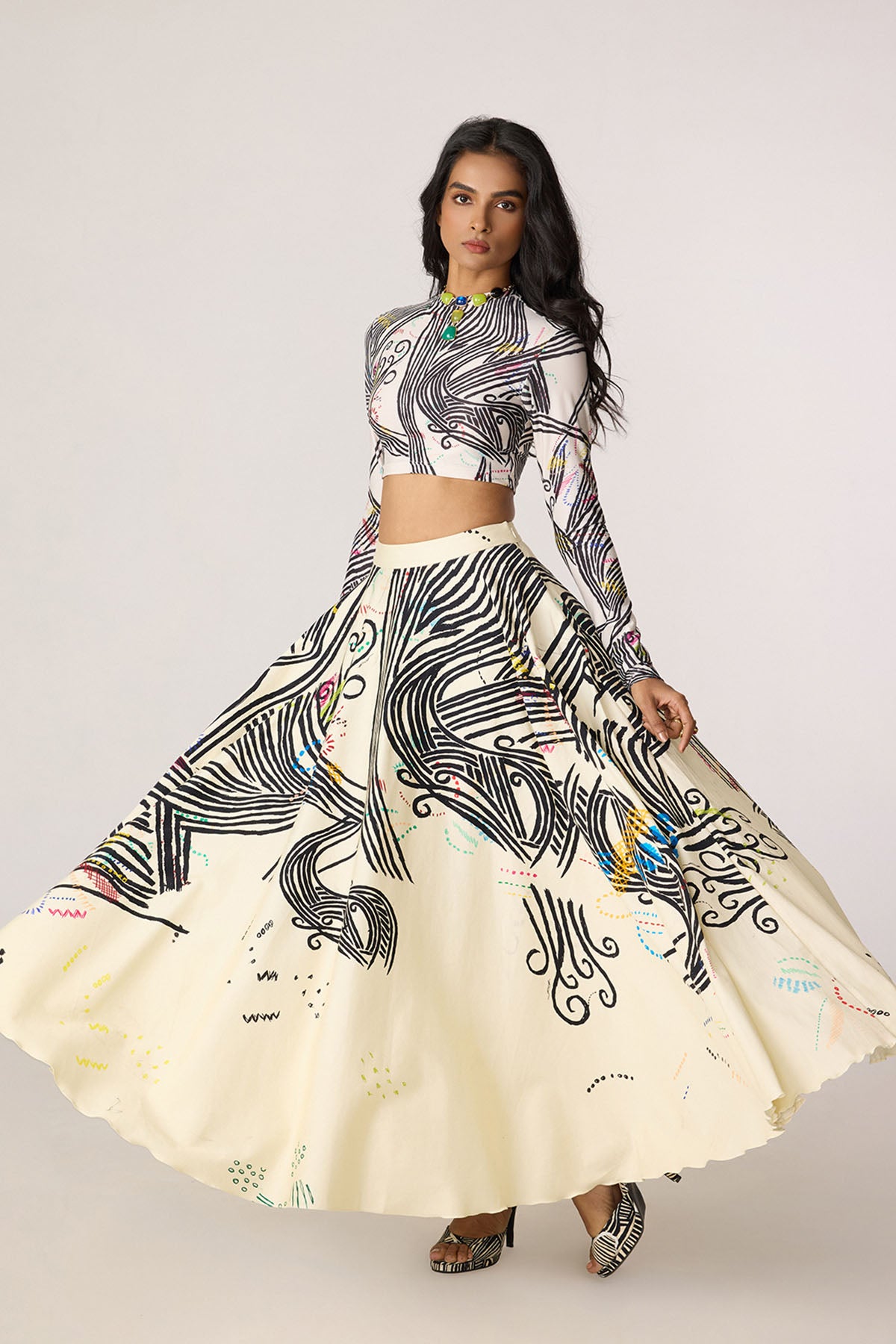 Gigi Blouse and Dracy Skirt