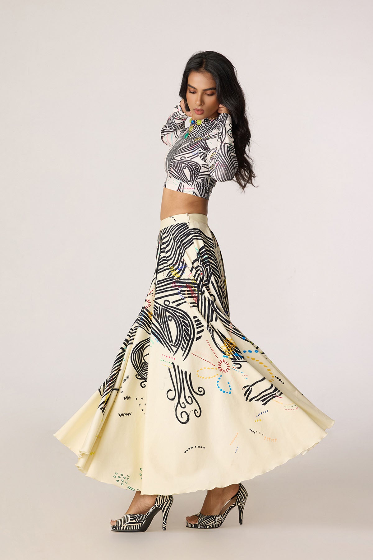 Gigi Blouse and Dracy Skirt