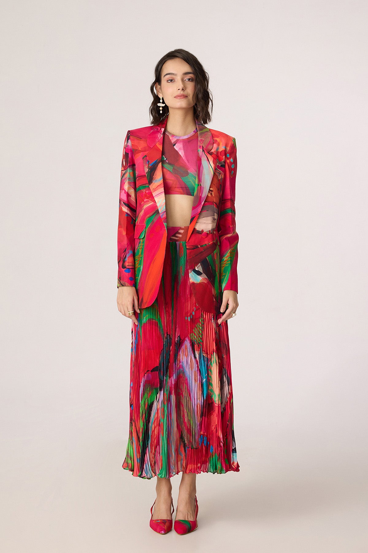Rebekkah Blazer :  and Zavi Blouse  and Zora Skirt