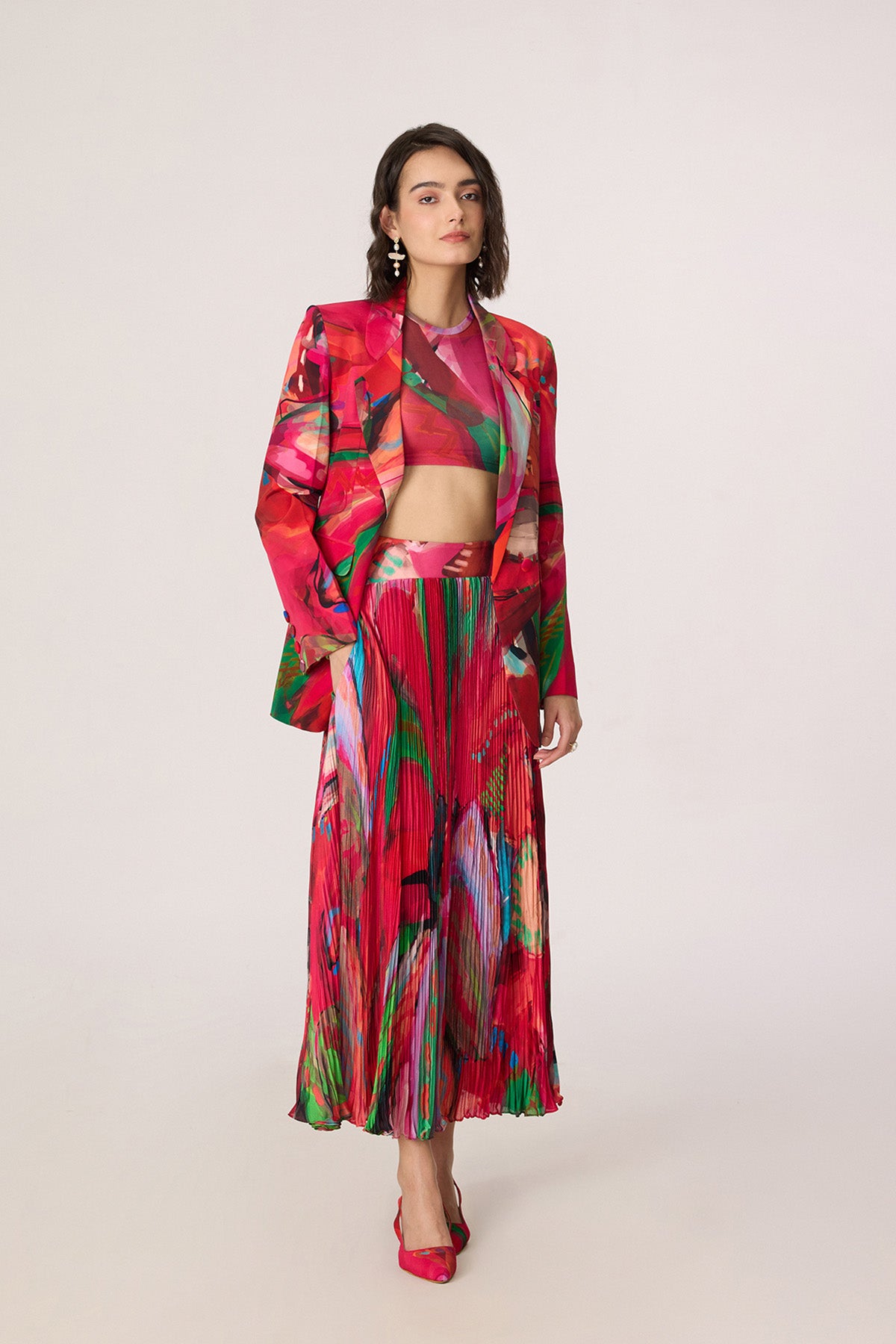 Rebekkah Blazer :  and Zavi Blouse  and Zora Skirt