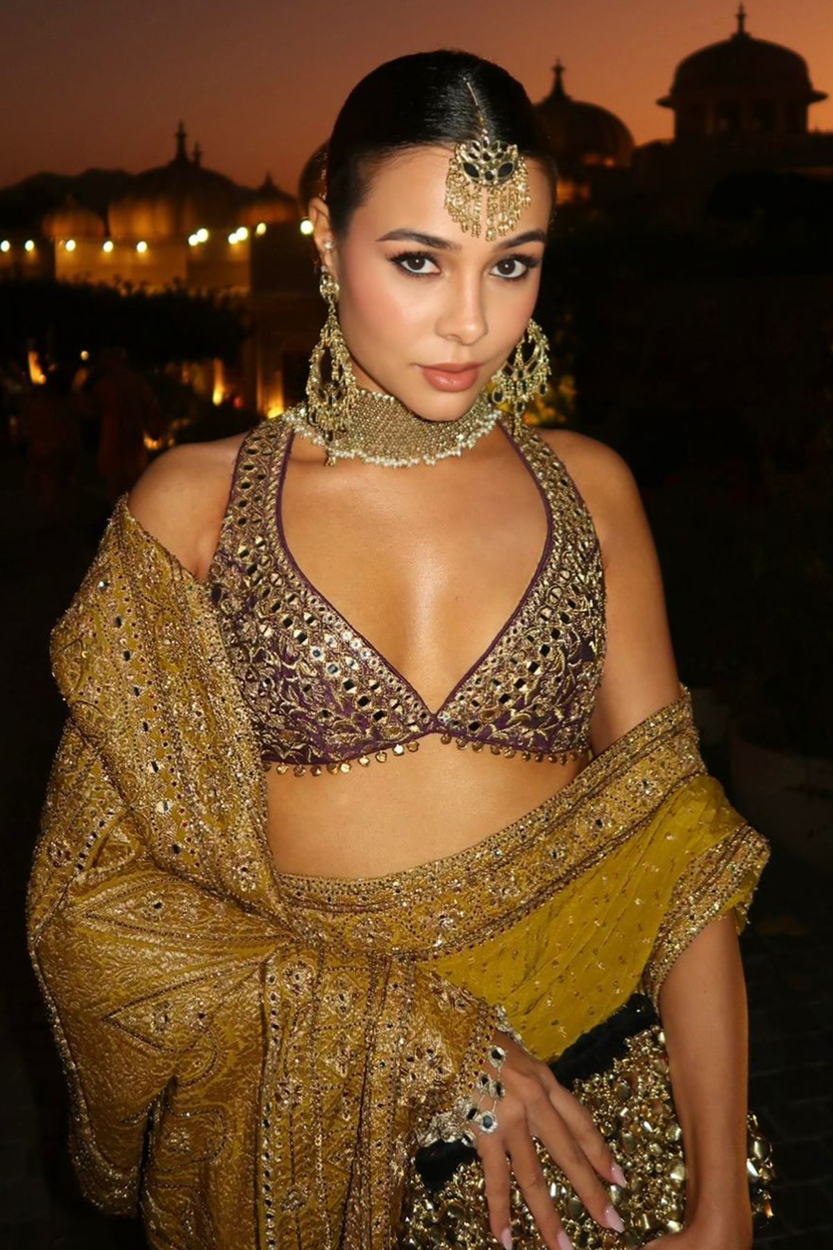 Taniya Shroff in Arundhati Saree Set