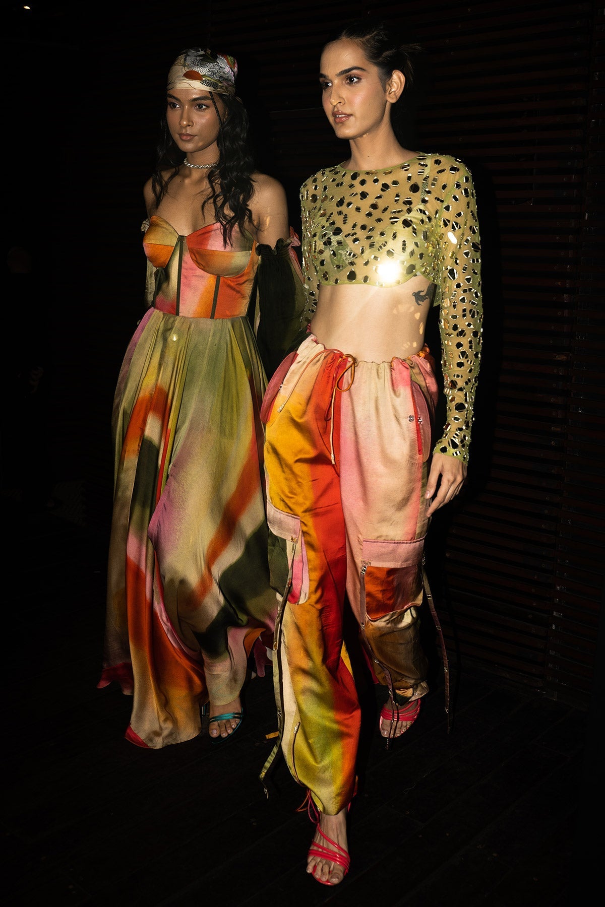 Payal Shah in Off Shoulder Slit Dress