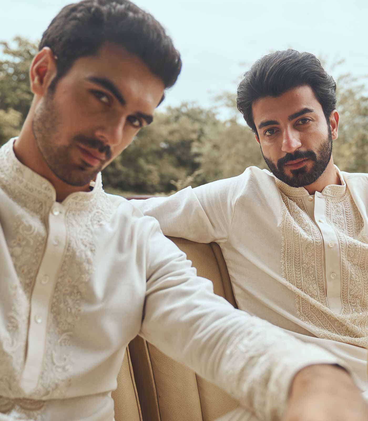 HEAVY NECKLINE KURTA SET