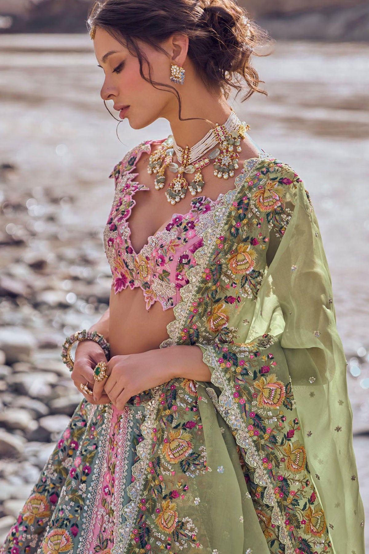 Gardenia lehenga set