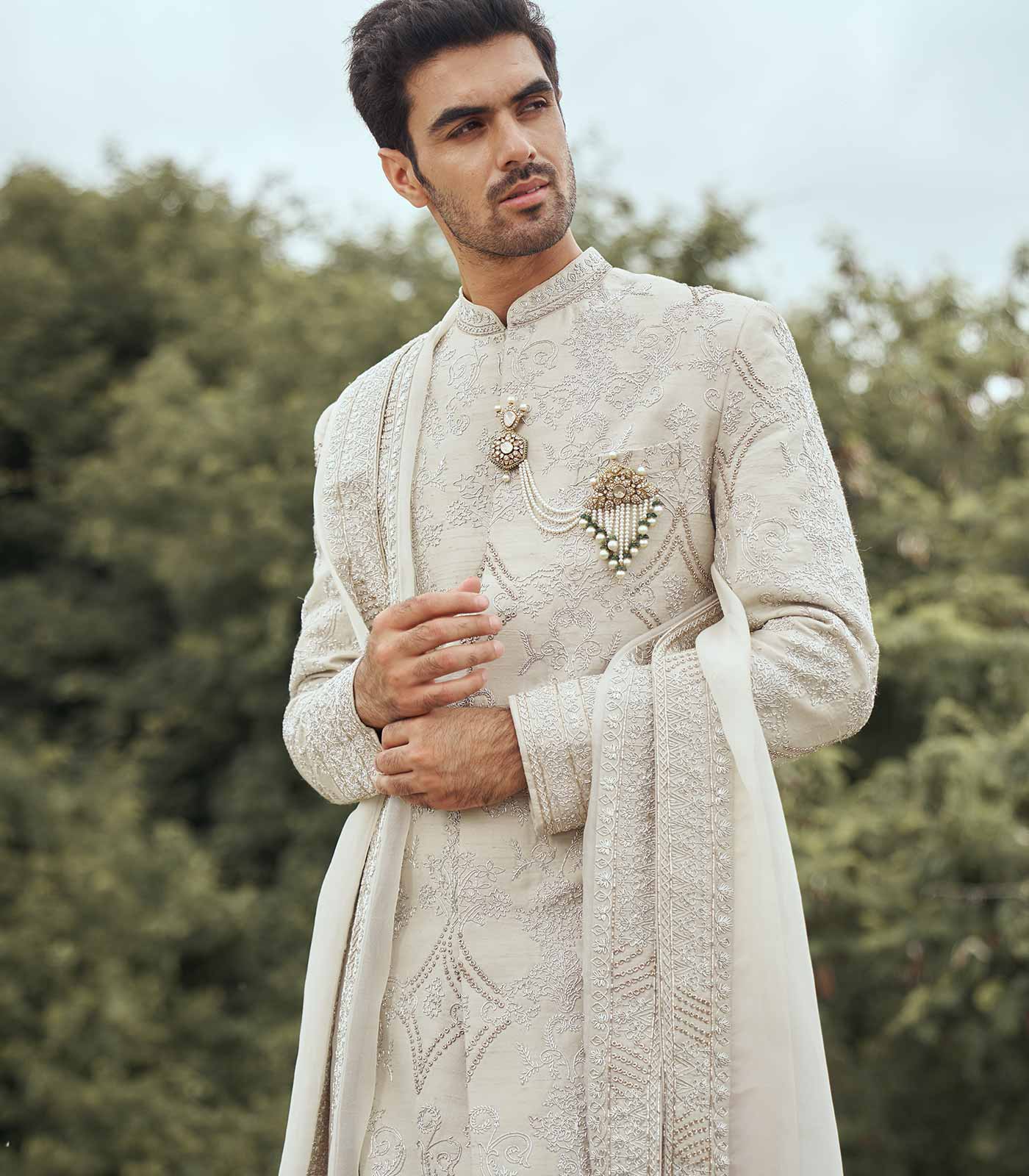 SAADI VINTAGE SHERWANI SET