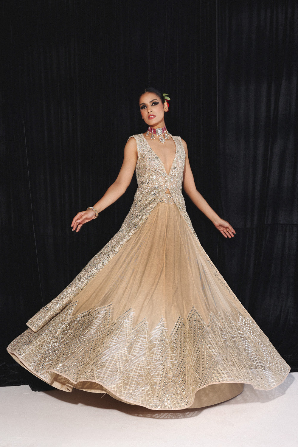 JACKET AND LEHENGA SET