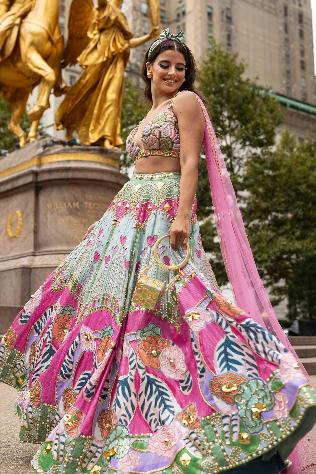 Frosted Willow Lehenga Set