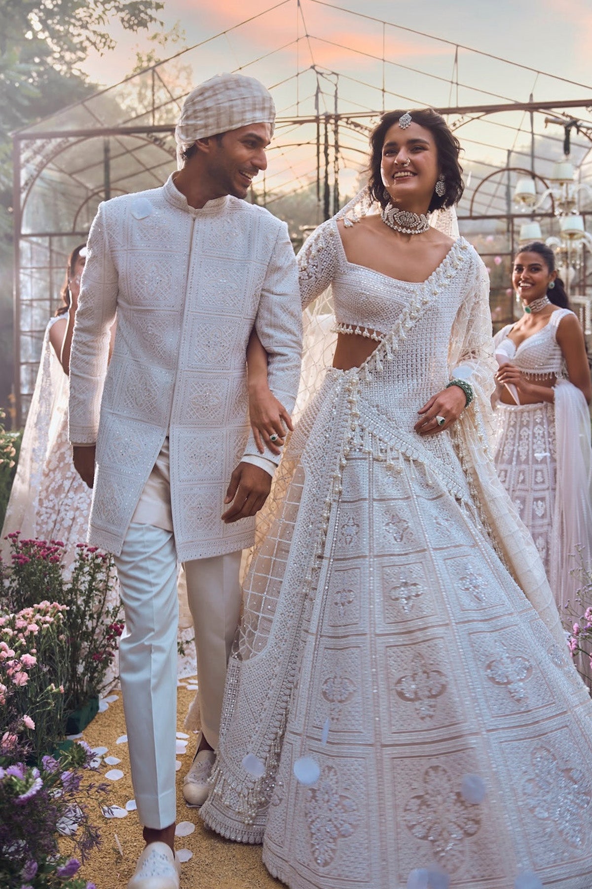 Geometric Lehenga Set