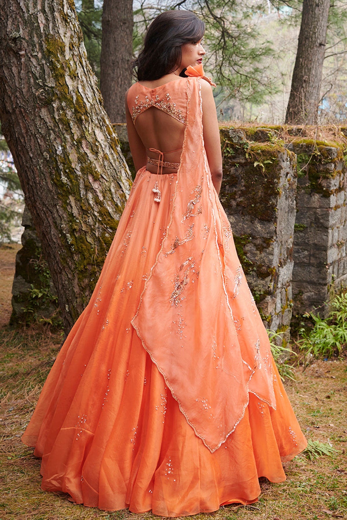 "Vivienne" Organza Lehenga Set