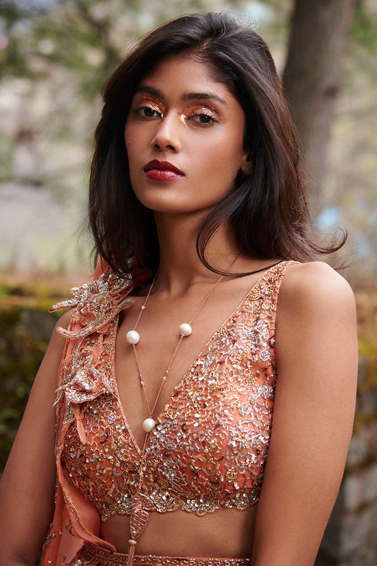 "Vivienne" Organza Lehenga Set