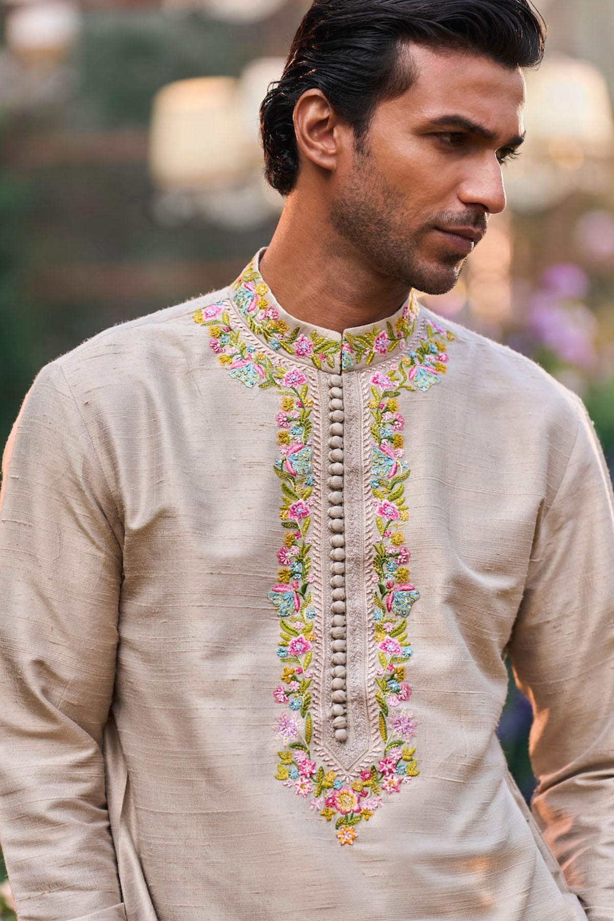 Greige Kurta Set