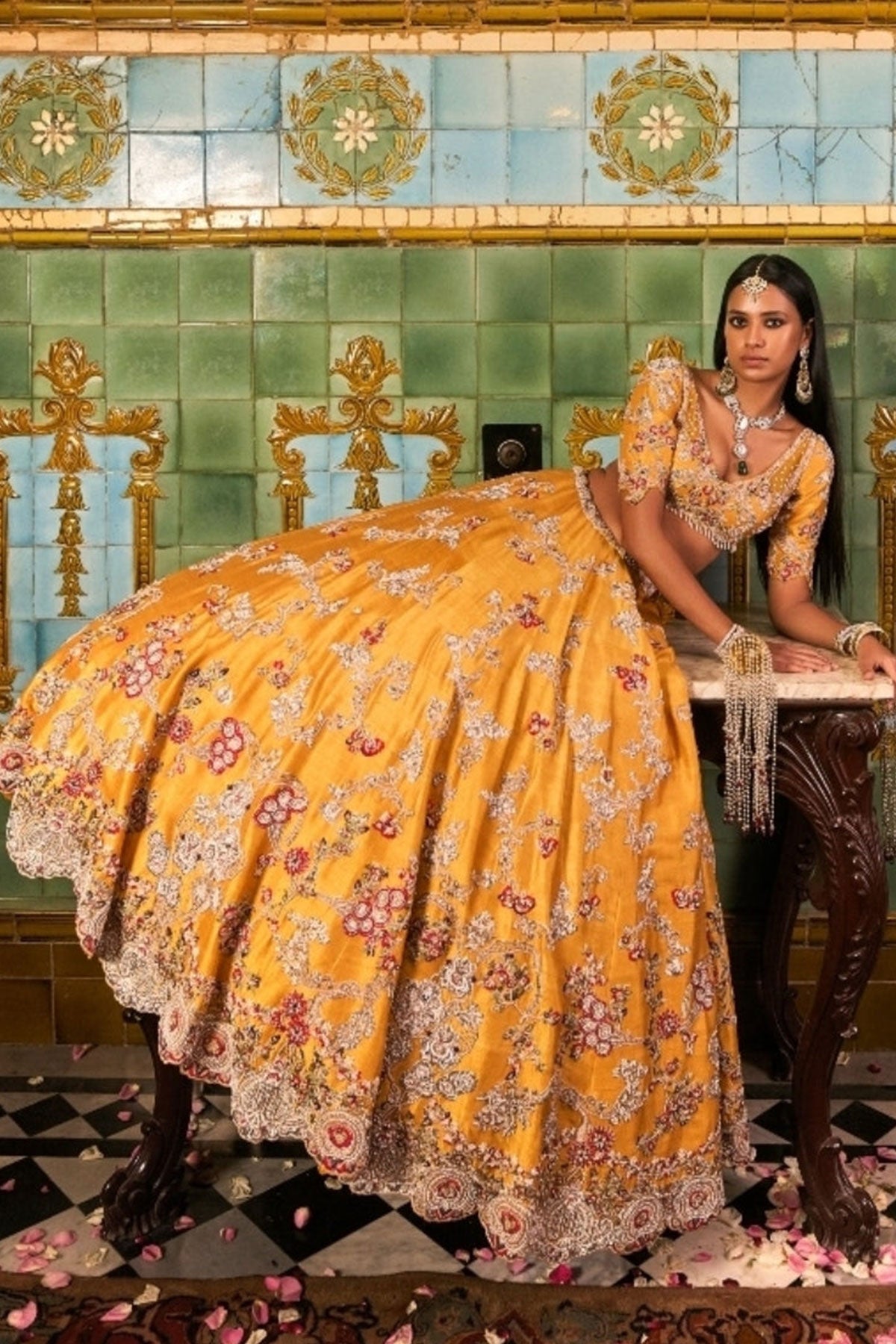 "Elaheh" Lehenga Set