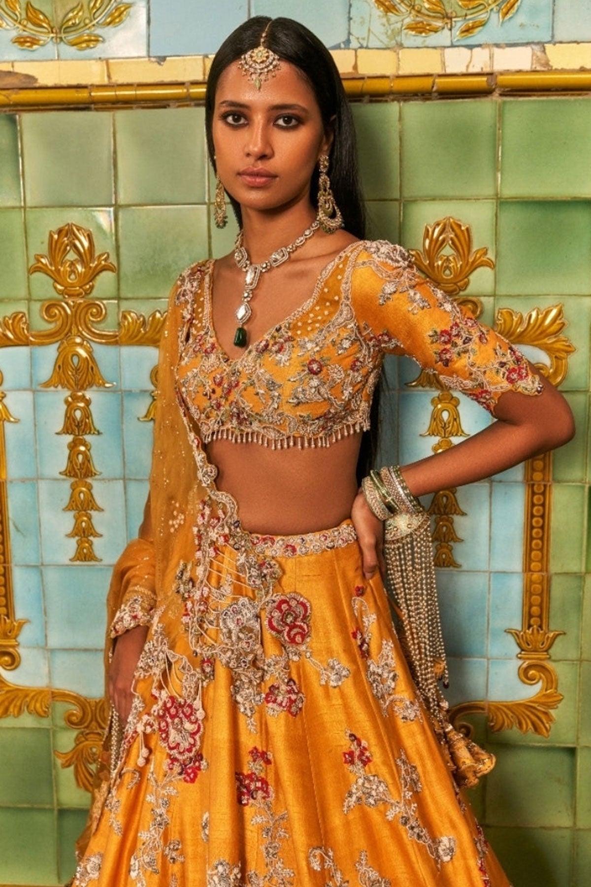"Elaheh" Lehenga Set